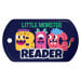 Dog Brag Tags - Little Monster Big Reader