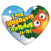 Heart Brag Tags - Look Whose Birthday It Is (Owl)