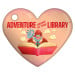Heart Brag Tags - Adventure Begins at Your Library (Pilot)