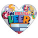 Heart Brag Tags - Me Encanta Leer