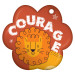 Paw Brag Tags - Courage (Lion)