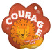 Custom Paw Brag Tags - Courage (Lion)