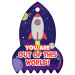 Rocket Brag Tags - To A Space-ial Friend 