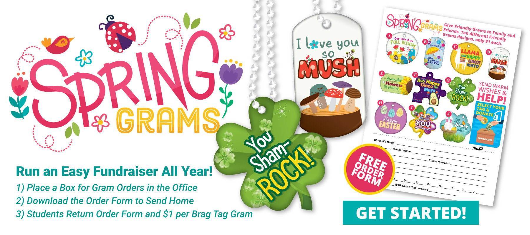 Spring Grams Brag Tag Value Pack